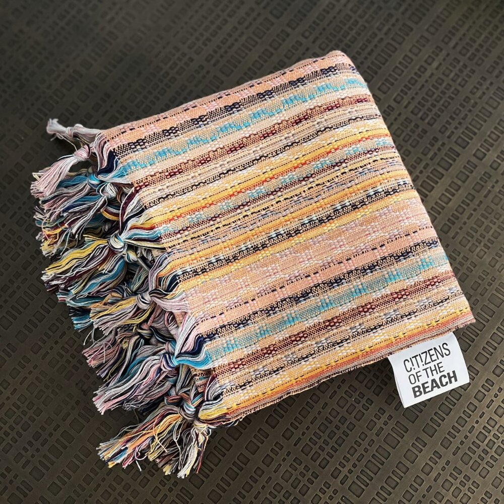 Set of 3 100% Turkish Cotton Bohemian Beach Bath Towels - Picture 3 of 7